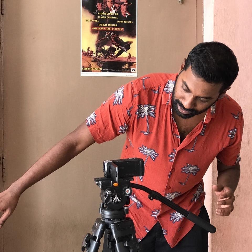 Rohit Penumatsa on set