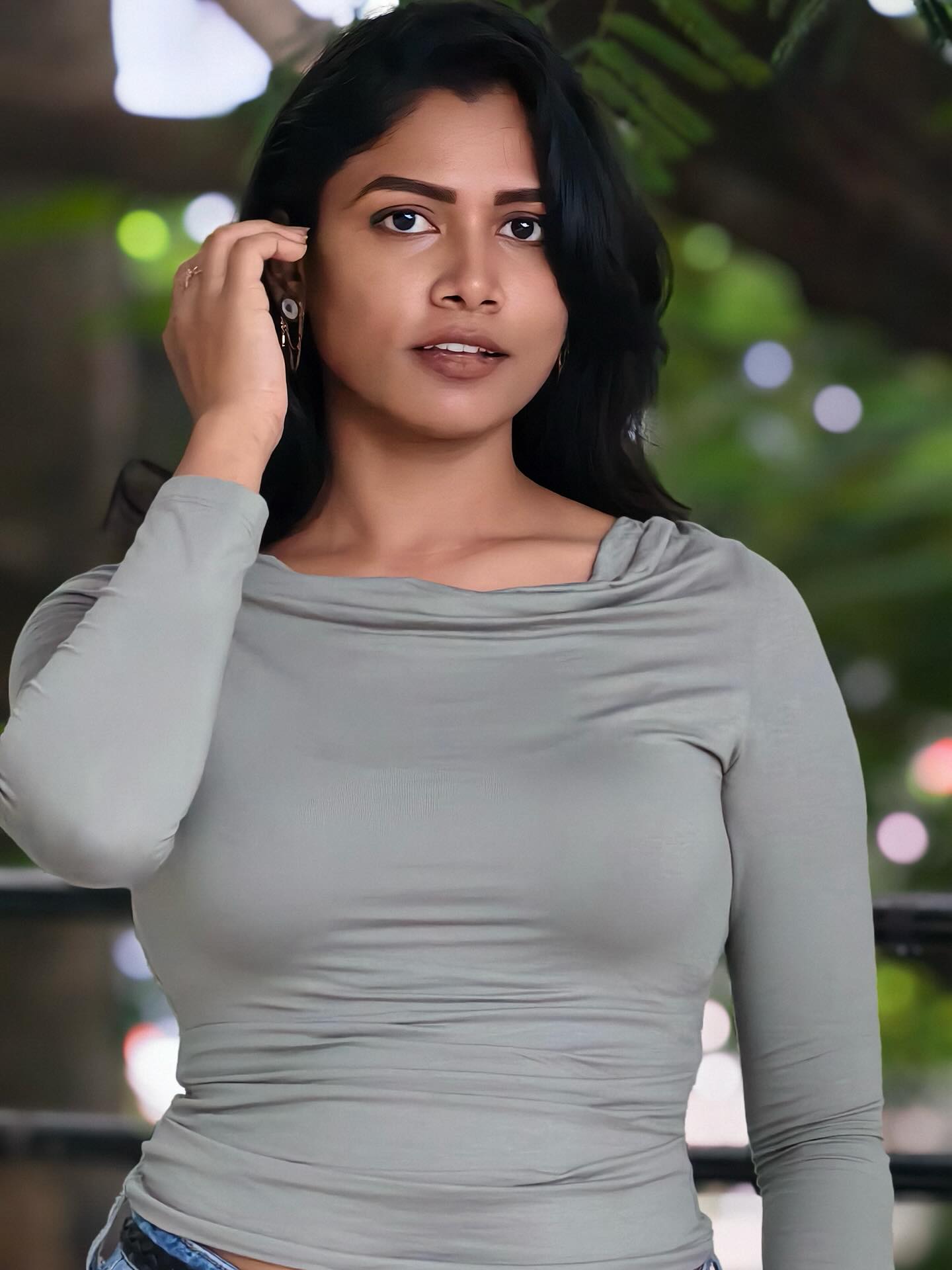 Sai Prasanna — blue jeans grey top