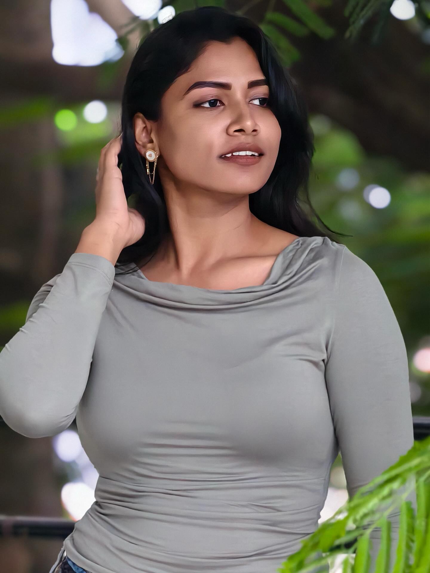 Sai Prasanna — blue jeans grey top